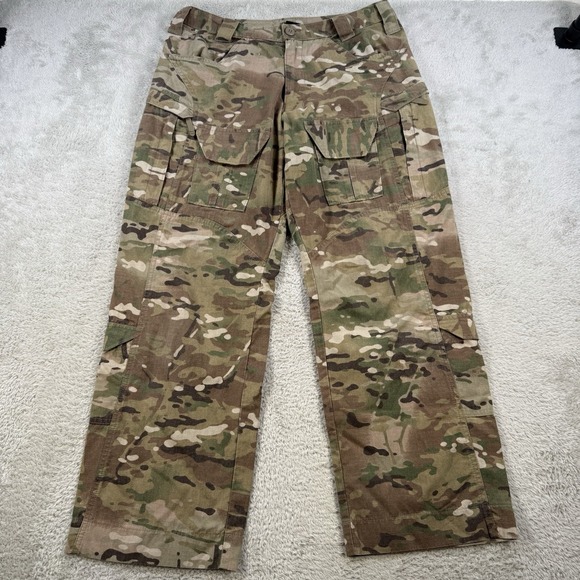 Massif Military Pants Mens 33x29 Multicam FR Flame Resistant OCP Camo Cargo USA - Picture 1 of 8